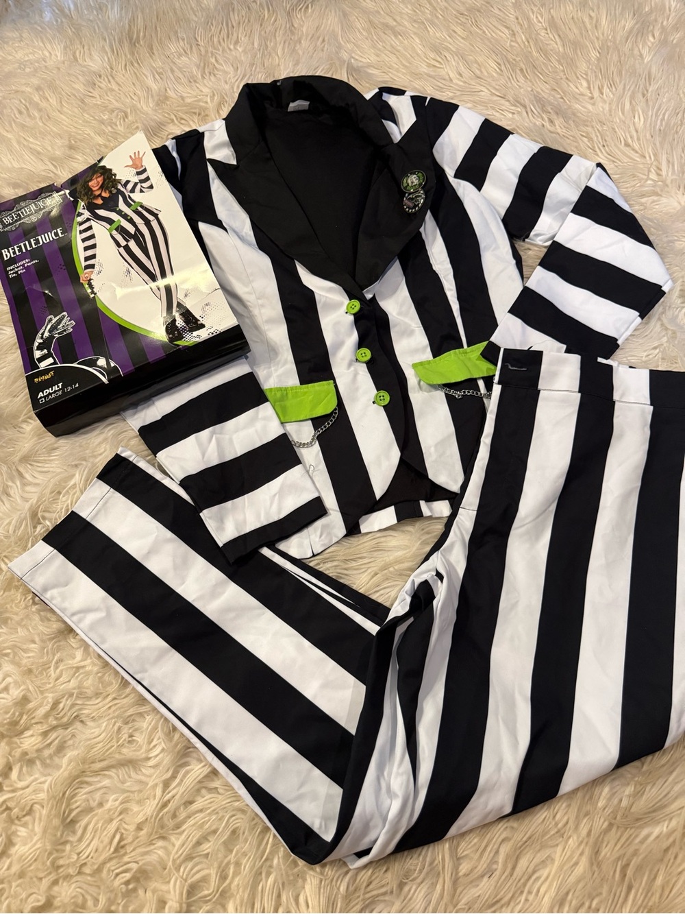 Women’s Beetlejuice costume (C10)